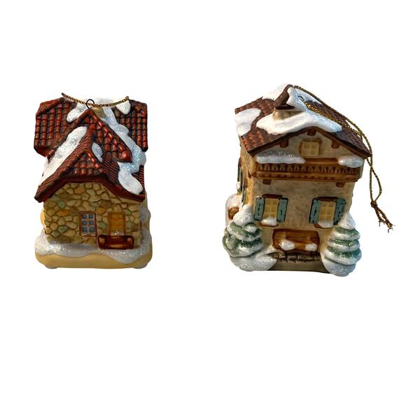 2 VTG M.I. Hummel Bavarian Village Christmas Ornaments, "Christmas Mail" - Picture 2 of 7